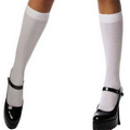 Costume Accessory: Women's Knee Hi White Nylon